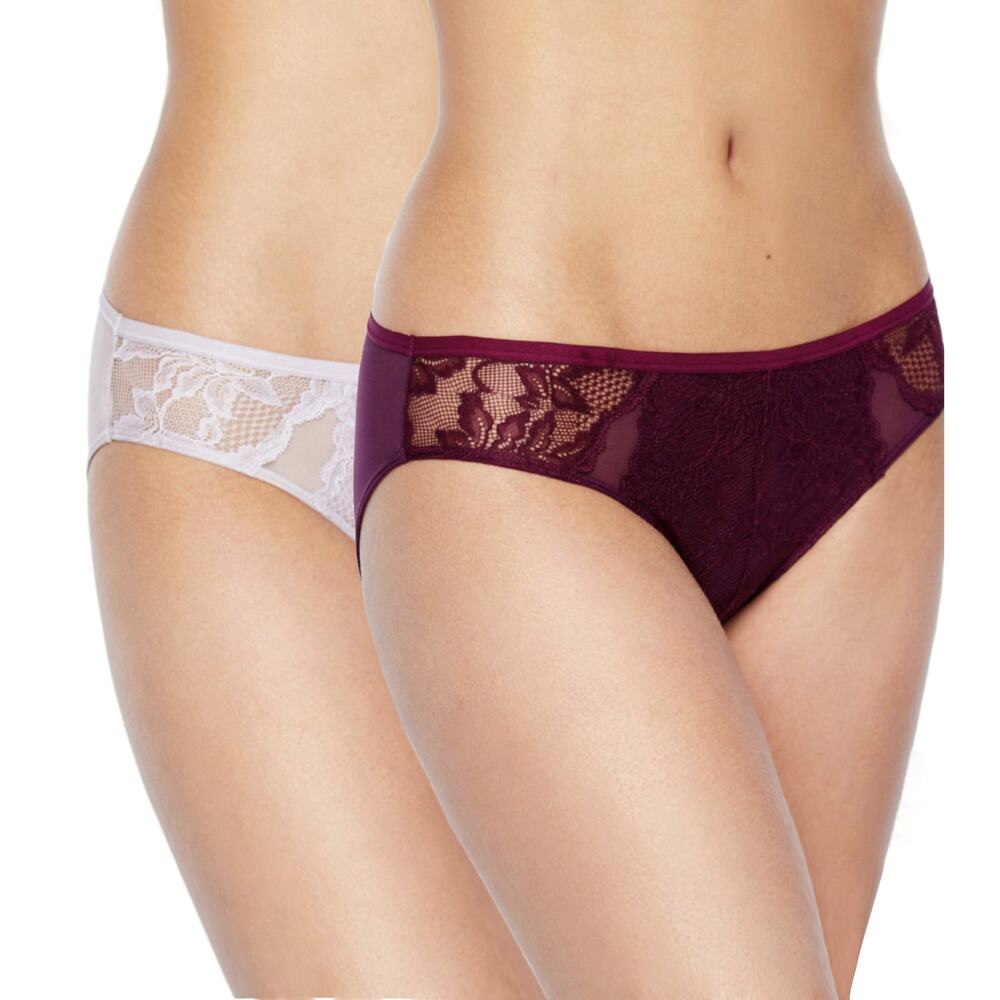 NWT Ambrielle Women's Set of 2 Hipster Lace Panties